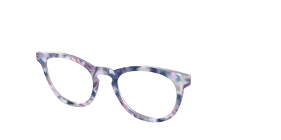 The Frosted Rosebud Gradient - Angle Top Thumbnail - Pair Eyewear