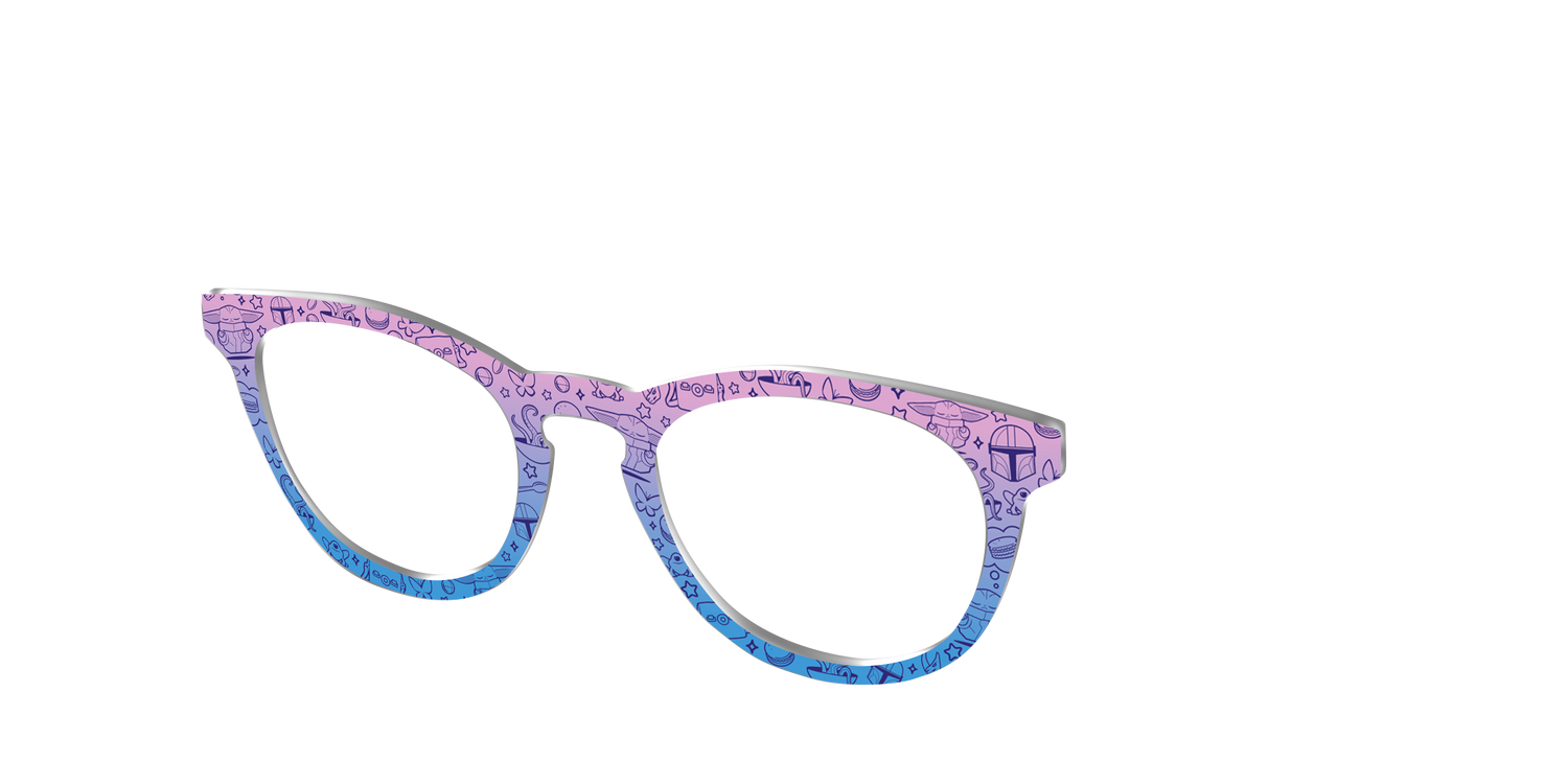 Grogu™ Galaxy Gradient - Angle Top Image - Pair Eyewear