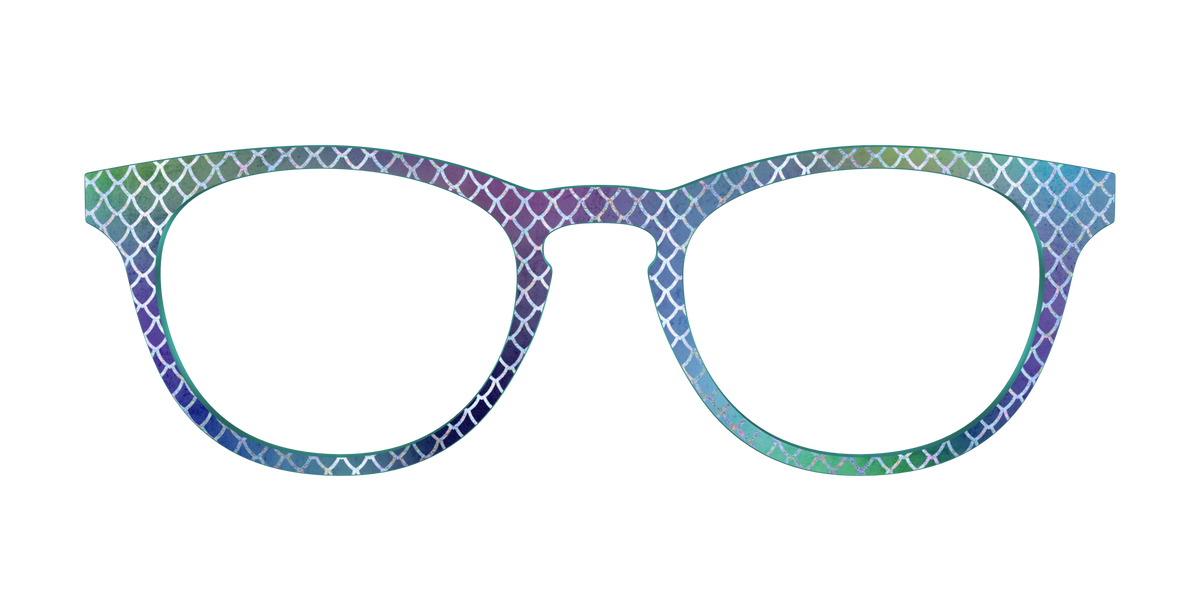 The Holographic Dragon Scales - Front Top Image - Pair Eyewear