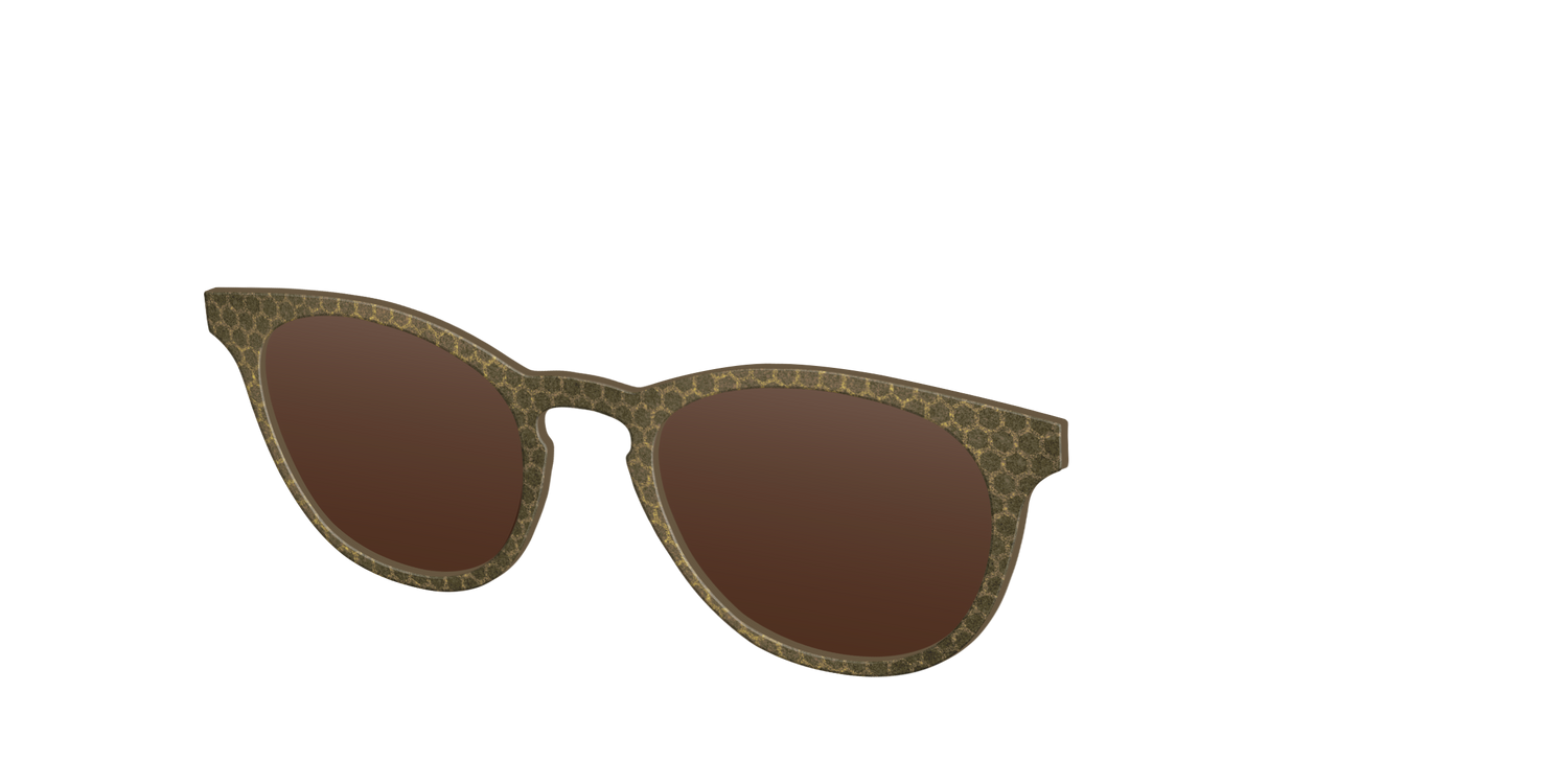 The Polarized Honeycomb Sun Top - Angle Top Image - Pair Eyewear
