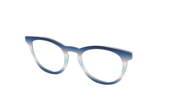 The Hydrangea Haze Gradient - Angle Top Thumbnail - Pair Eyewear