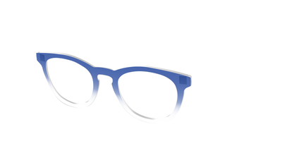The Indigo Gradient Crystal - Angle Top Thumbnail - Pair Eyewear