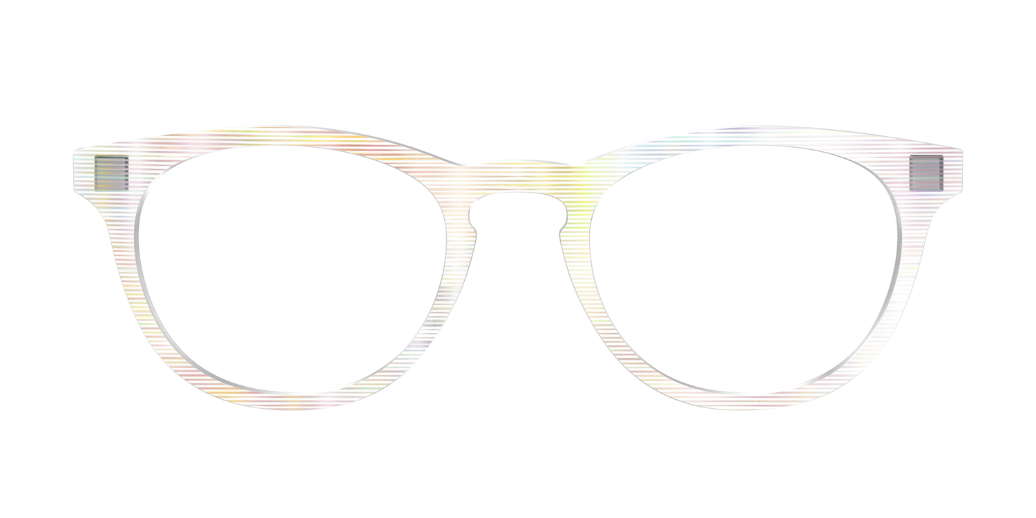The Iridescent Strands Crystal - Front Top Image - Pair Eyewear