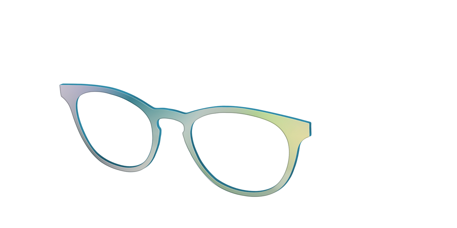 The Iridescent - Angle Top Image - Pair Eyewear