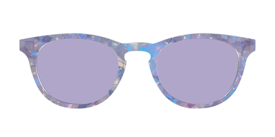 The Lavender Pearl Tort With Celestial Purple Lens - Front Top Thumbnail - Pair Eyewear