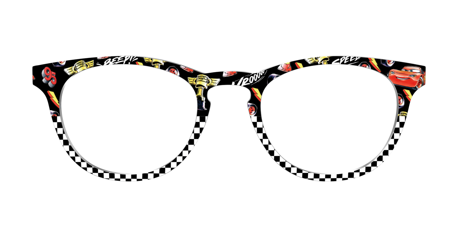 Lightning Mcqueen Speed Split - Front Top Image - Pair Eyewear