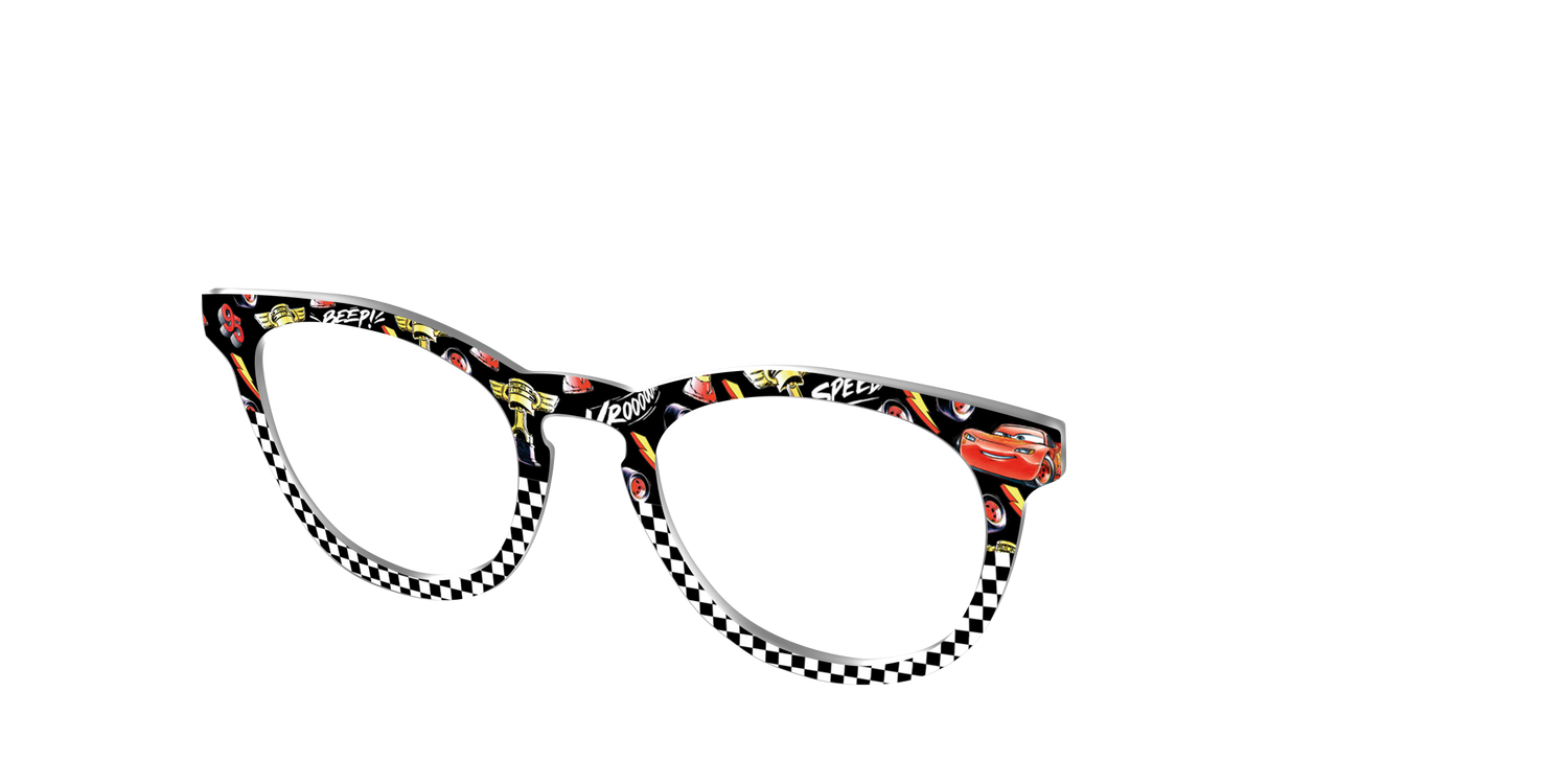 Lightning Mcqueen Speed Split - Angle Top Image - Pair Eyewear