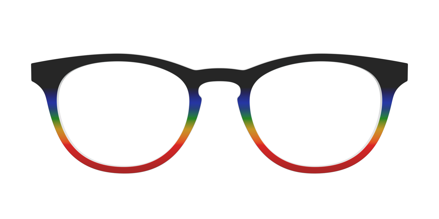 The Love Wins Gradient - Front Top Image - Pair Eyewear