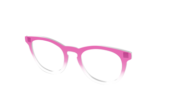 The Magenta Gradient Crystal - Angle Top Thumbnail - Pair Eyewear