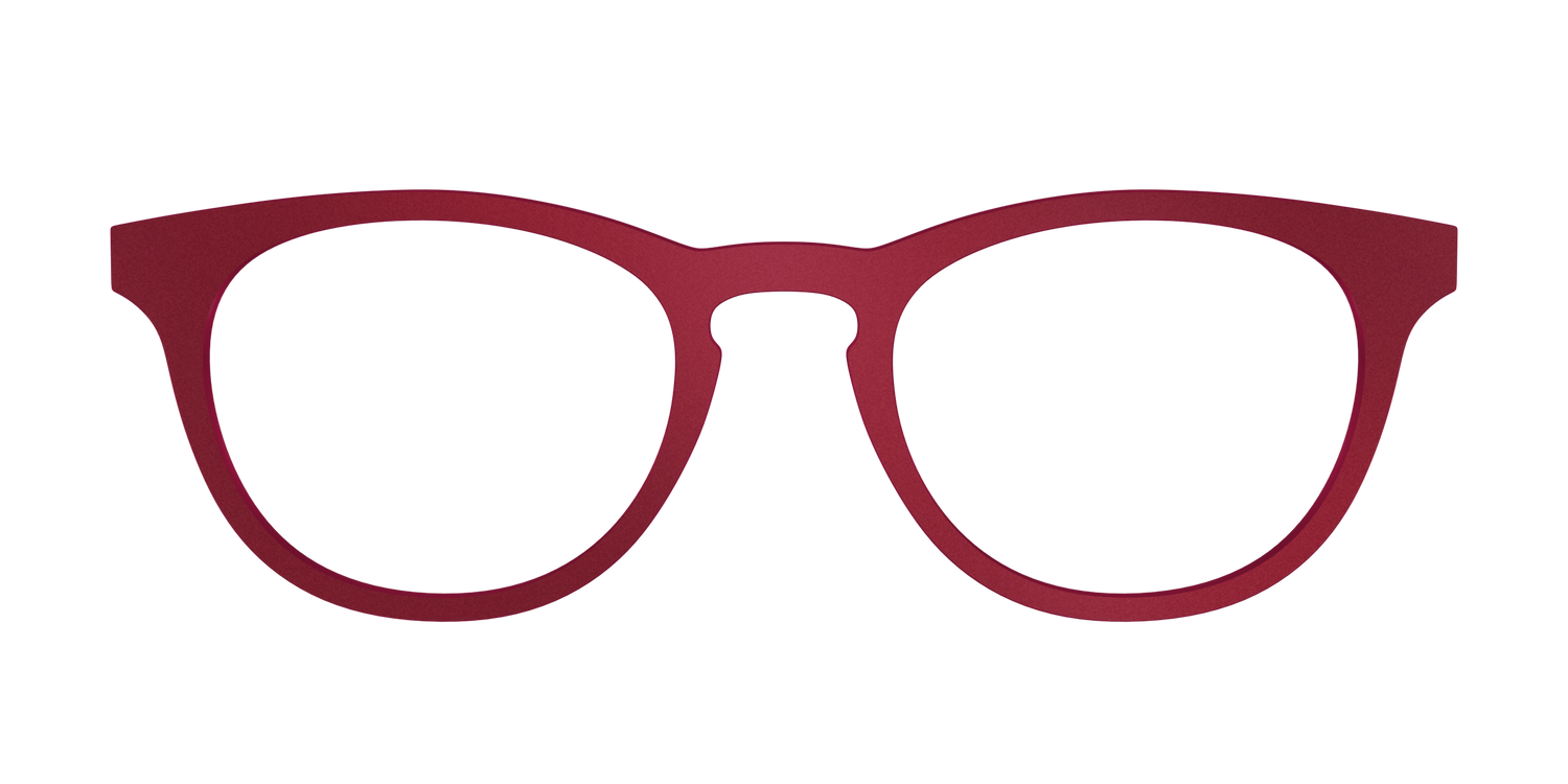 The Matte Burgundy - Front Top Image - Pair Eyewear
