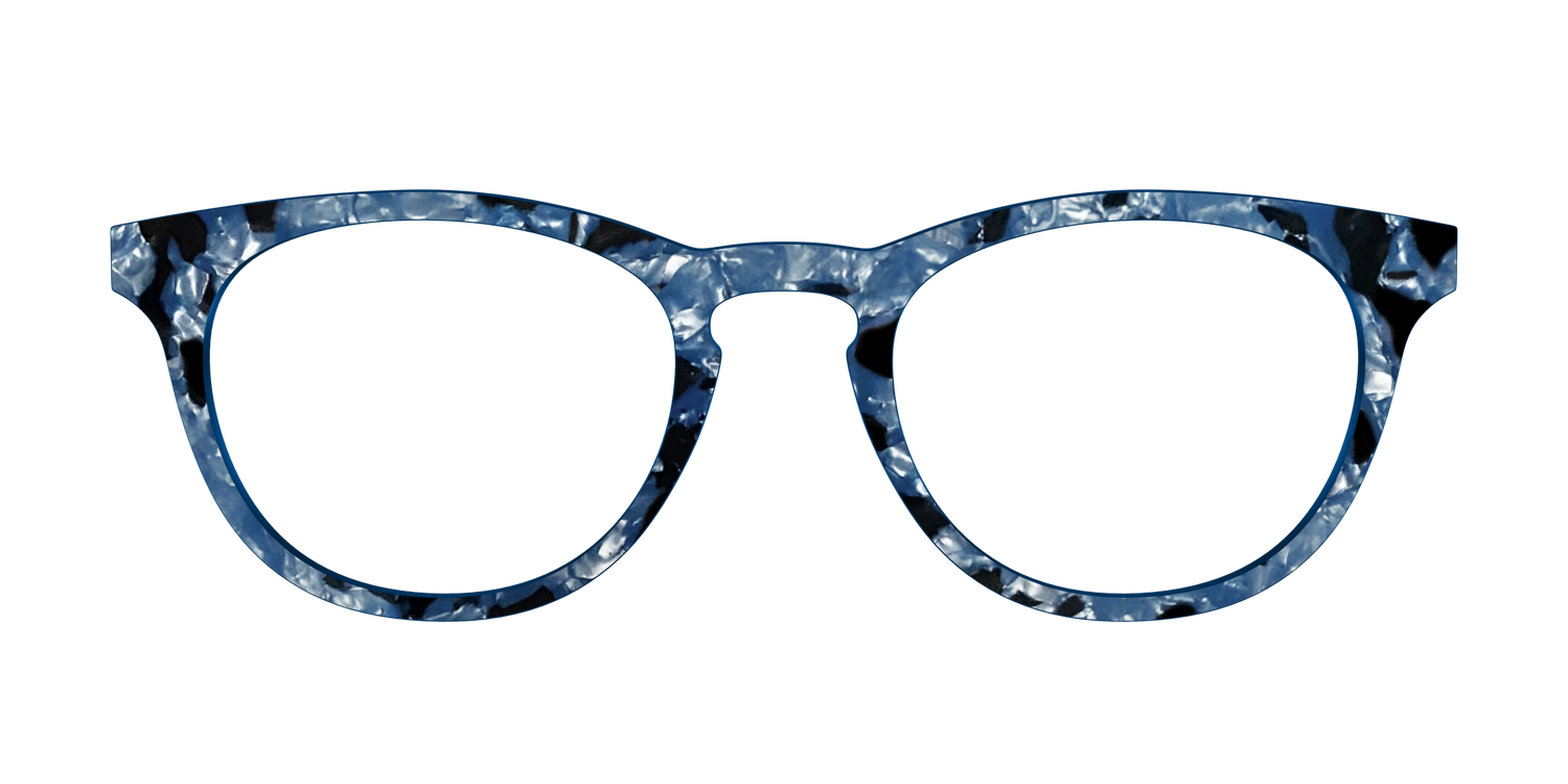 The Midnight Blue Pearl Tortoise - Front Top Image - Pair Eyewear