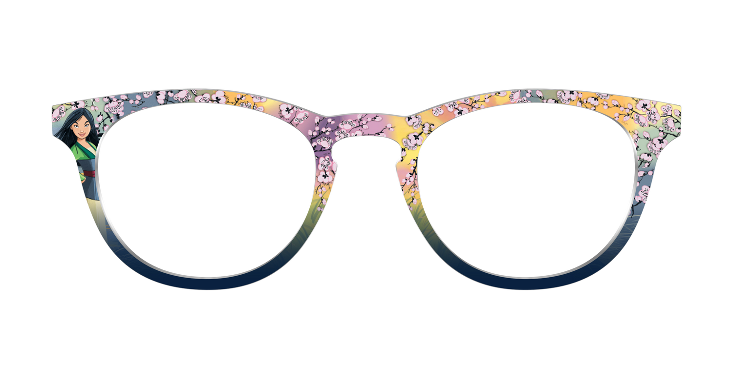Mulan's Plum Blossoms - Front Top Image - Pair Eyewear
