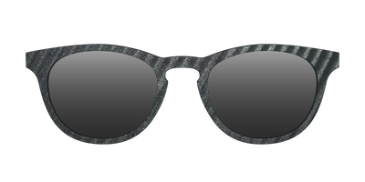The Polarized Obsidian Stripe Sun Top - Front Top Thumbnail - Pair Eyewear