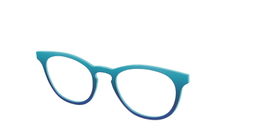 The Ocean Blue - Angle Top Thumbnail - Pair Eyewear