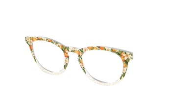 The Orange Blossom Glitter Crystal - Angle Top Thumbnail - Pair Eyewear