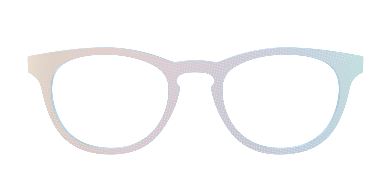 The Pastel Dot Iridescent - Front Top Image - Pair Eyewear