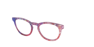 The Pink Nebulous Pearl - Angle Top Thumbnail - Pair Eyewear