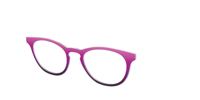The Pink to Plum Gradient - Angle Top Thumbnail - Pair Eyewear