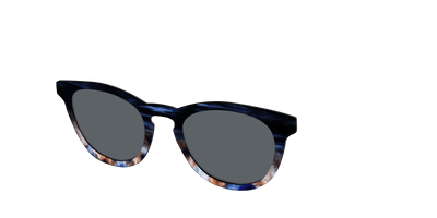 The Polarized Blue Horn Tortoise Sun Top - Angle Top Thumbnail - Pair Eyewear