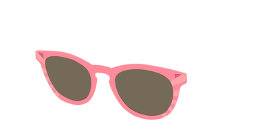The Polarized Fruit Punch Sunburst Sun Top - Angle Top Thumbnail - Pair Eyewear