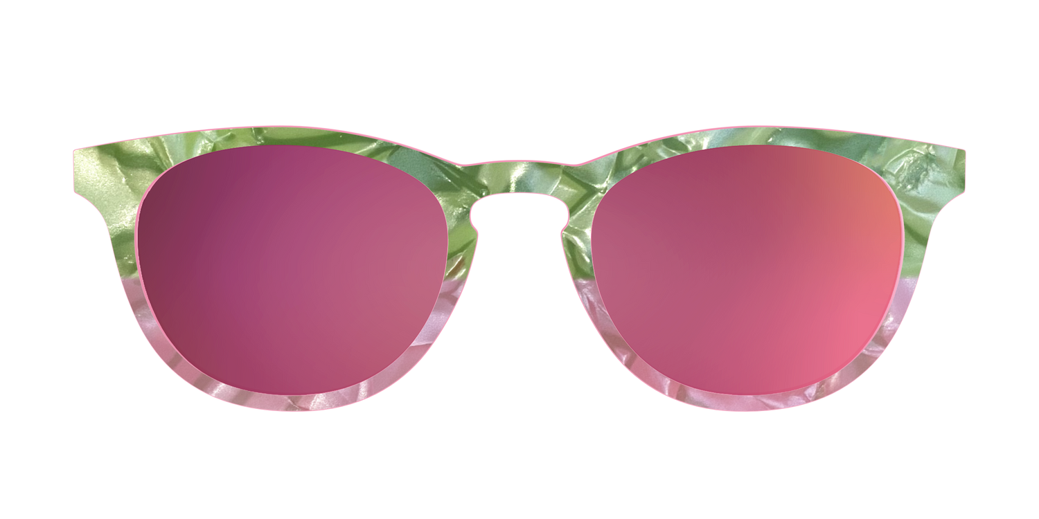 The Polarized Kiwi & Guava Pearl Sun Top - Front Top Image - Pair Eyewear