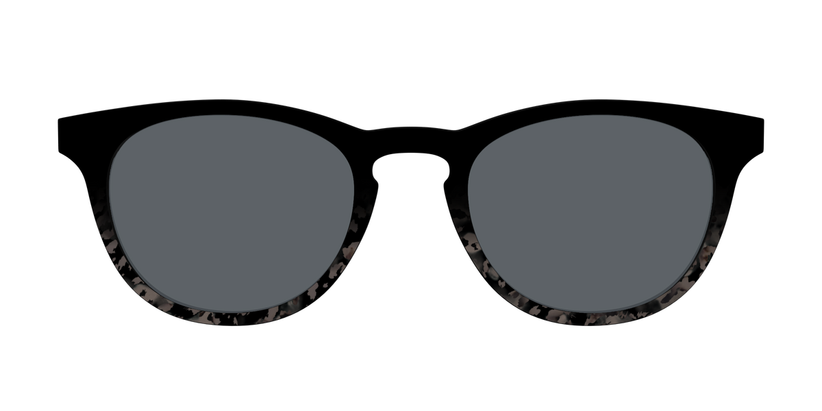 The Polarized Shaded Tortoise Sun Top - Front Top Image - Pair Eyewear