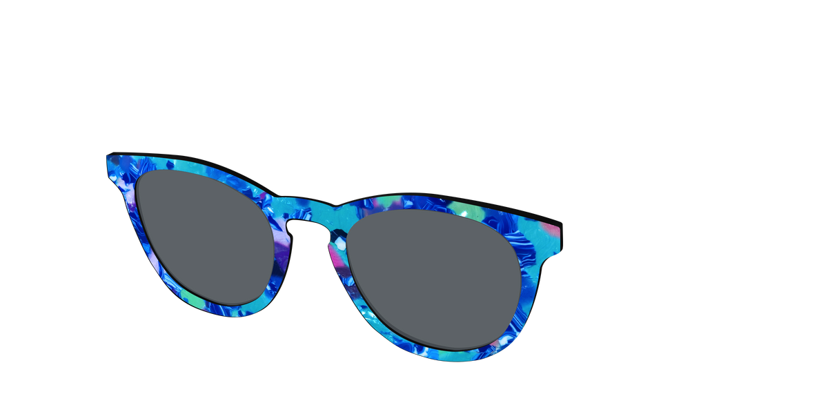 The Polarized Tropic Pearl Sun Top - Angle Top Image - Pair Eyewear