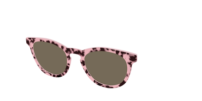 The Polarized True Love Tort Sun Top - Angle Top Thumbnail - Pair Eyewear