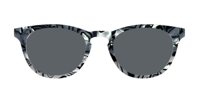 The Polarized Zebra Pearl Split Sun Top - Front Top Thumbnail - Pair Eyewear