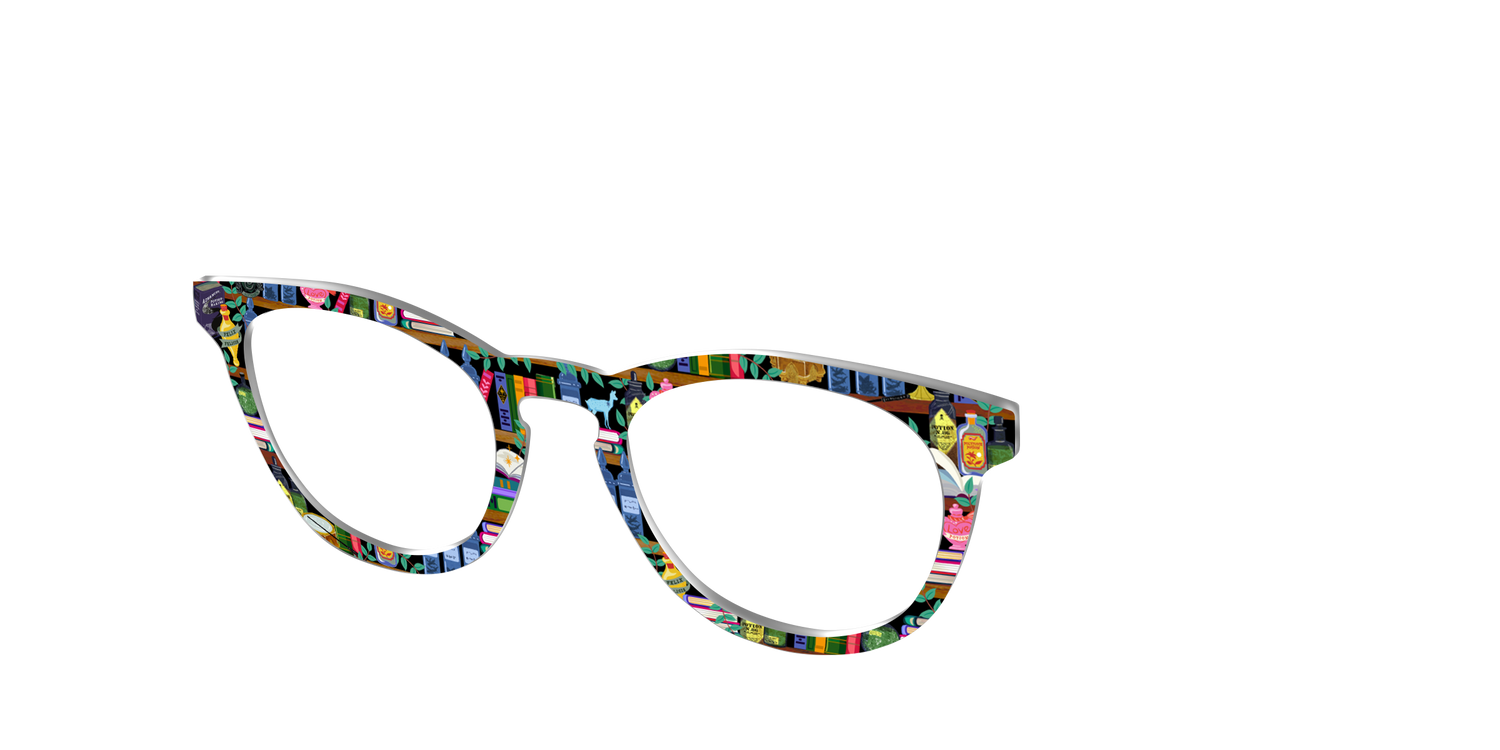 The Potions Bookcase - Angle Top Image - Pair Eyewear