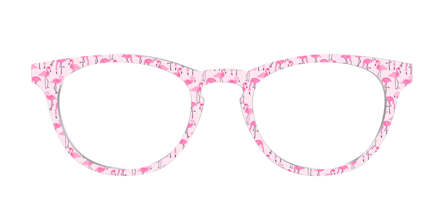 The Pretty Pink Flamingos - Front Top Image - Pair Eyewear