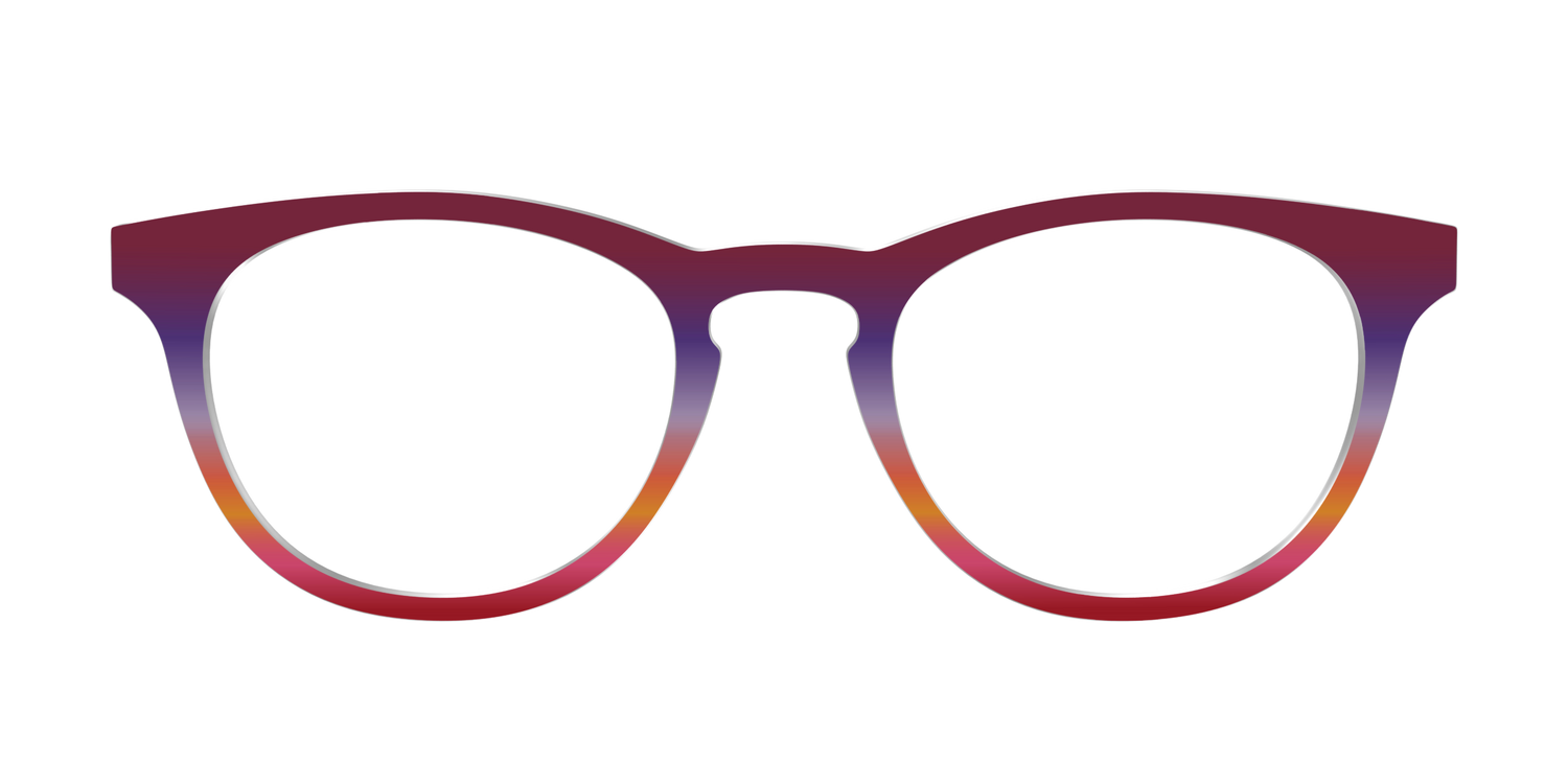 The Primary Gradient - Front Top Image - Pair Eyewear