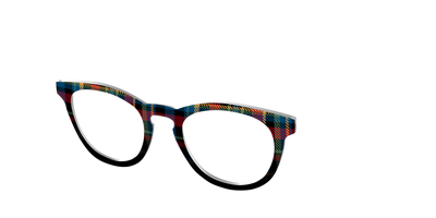 The Principal Plaid - Angle Top Thumbnail - Pair Eyewear