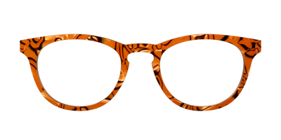 The Pumpkin Pearl Swirl - Front Top Thumbnail - Pair Eyewear
