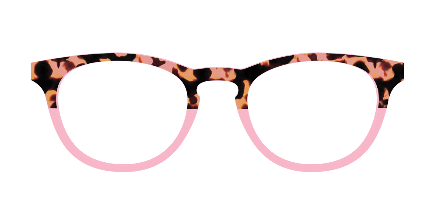 The Punch Tortoise Crystal Split - Front Top Image - Pair Eyewear