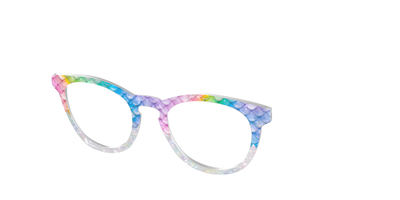 The Rainbow Pearl Scales Crystal - Angle Top Thumbnail - Pair Eyewear
