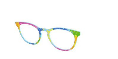 The Rainbow Tie-Dye - Angle Top Thumbnail - Pair Eyewear