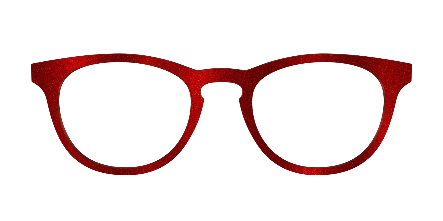 The Red Shimmer - Front Top Image - Pair Eyewear