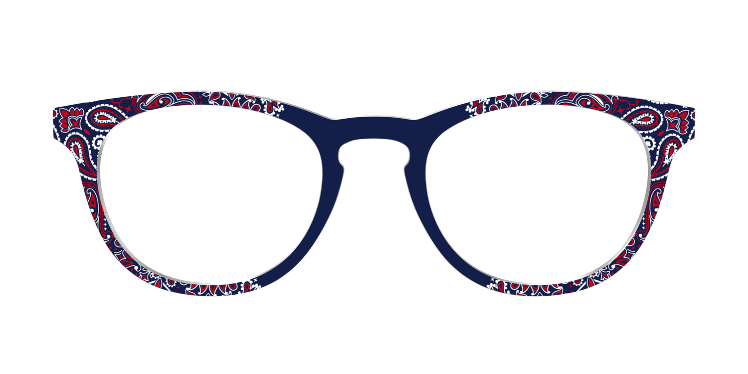 The Red White & Blue Bandana - Front Top Image - Pair Eyewear