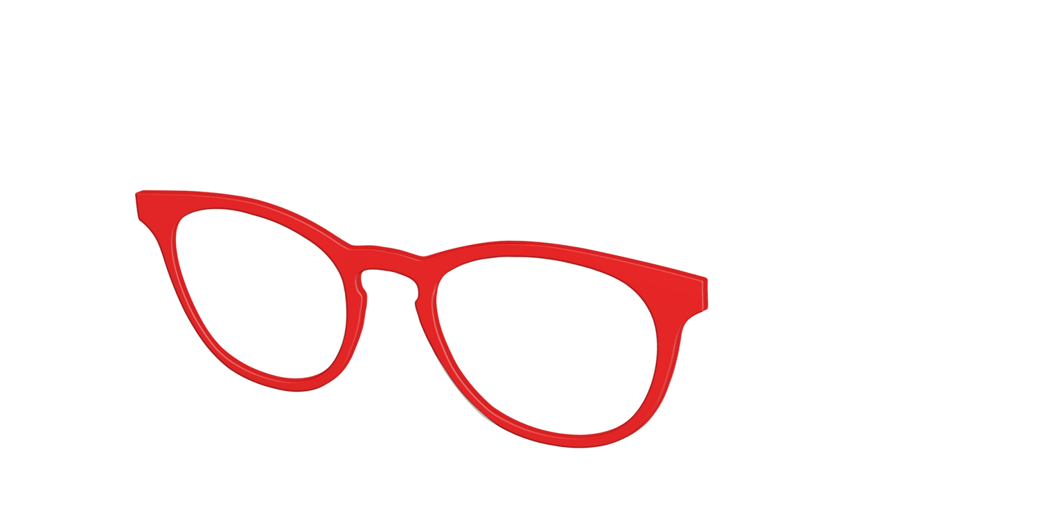 The Red - Angle Top Image - Pair Eyewear