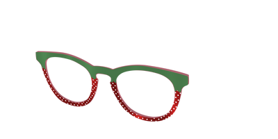 The Shimmer Strawberry - Angle Top Thumbnail - Pair Eyewear
