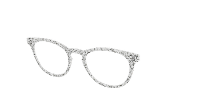 The Silver Sparkle - Angle Top Thumbnail - Pair Eyewear