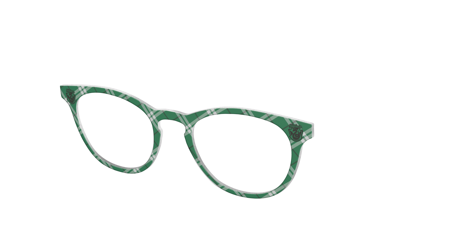 The Slytherin™ Plaid - Angle Top Image - Pair Eyewear