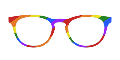 The Traditional Pride Flag - Front Top Thumbnail - Pair Eyewear