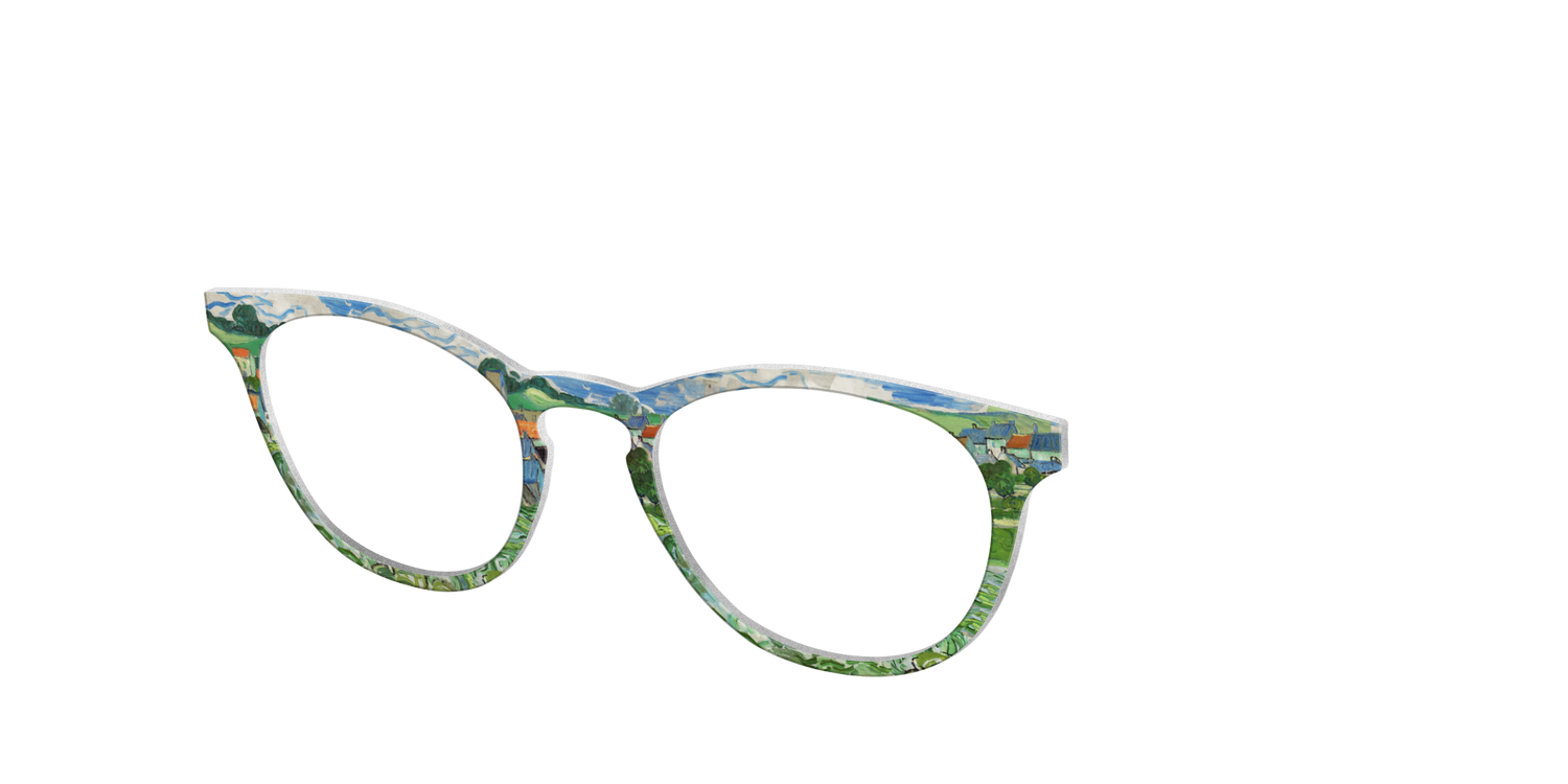 The View of Auvers-Sur-Oise - Angle Top Image - Pair Eyewear