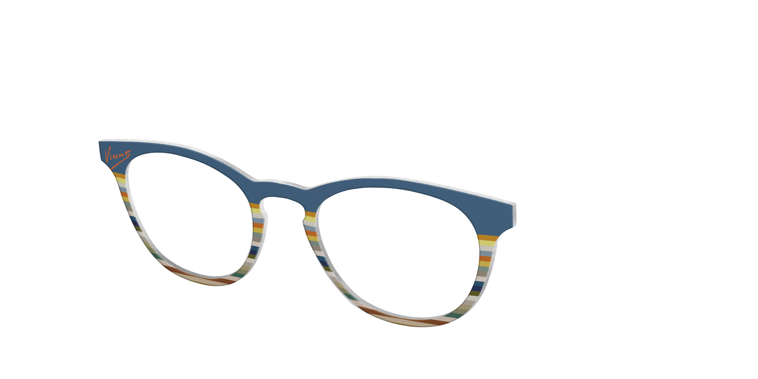The Vincent Stripes - Angle Top Image - Pair Eyewear