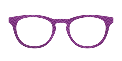 The Violet Herringbone - Front Top Thumbnail - Pair Eyewear