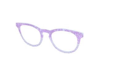 The Wavy Pearl Crystal Split - Angle Top Thumbnail - Pair Eyewear