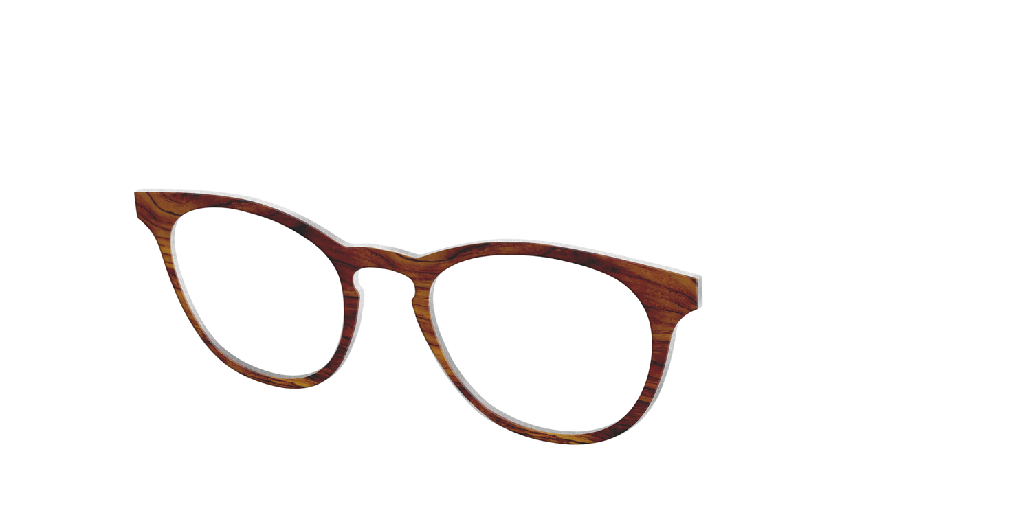 The Woodgrain - Angle Top Image - Pair Eyewear