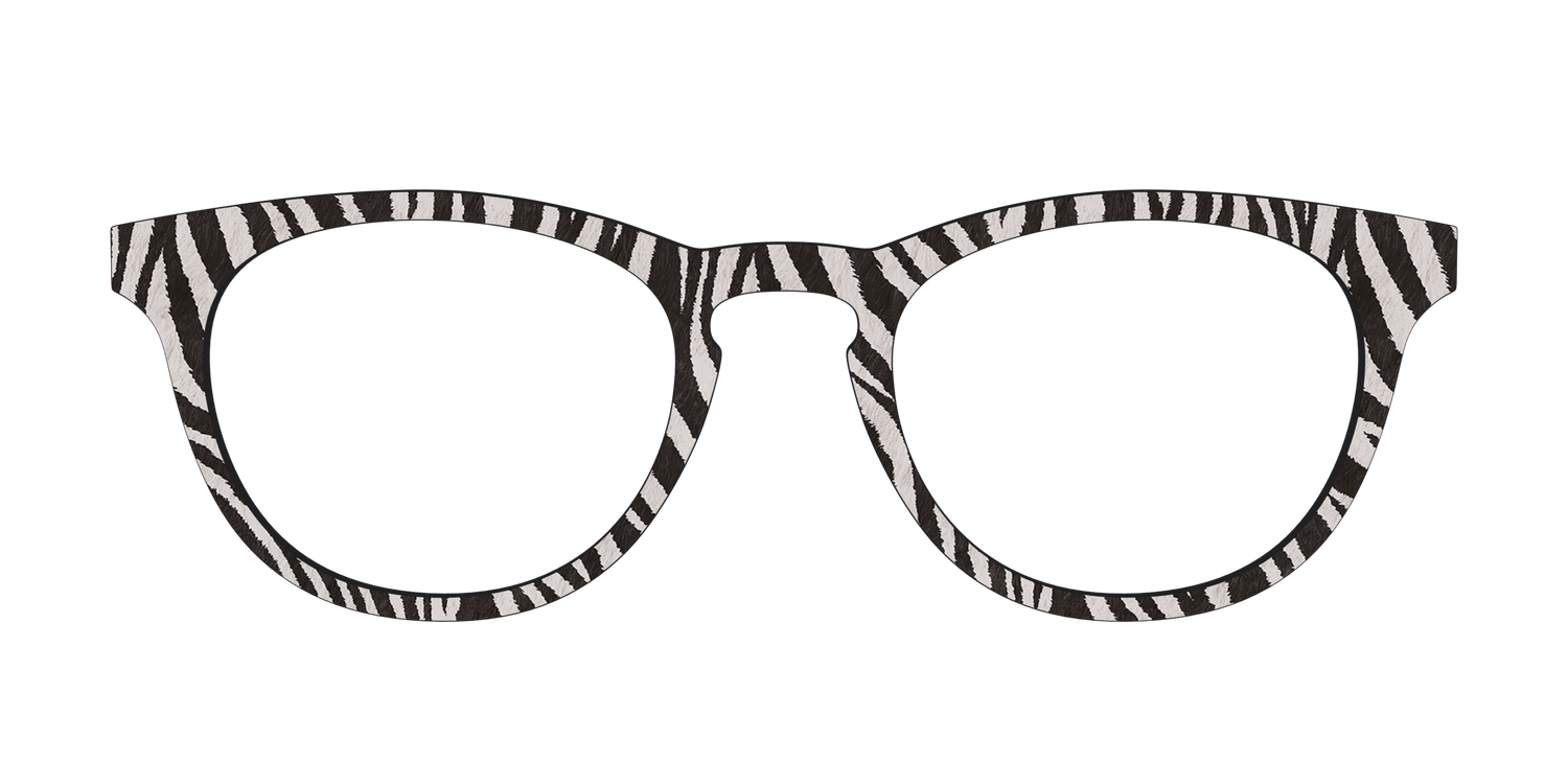 The Zebra Stripes - Front Top Image - Pair Eyewear